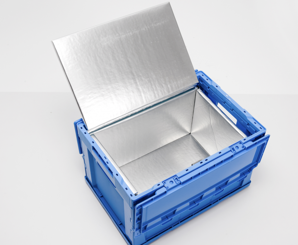 Plastic logistics box